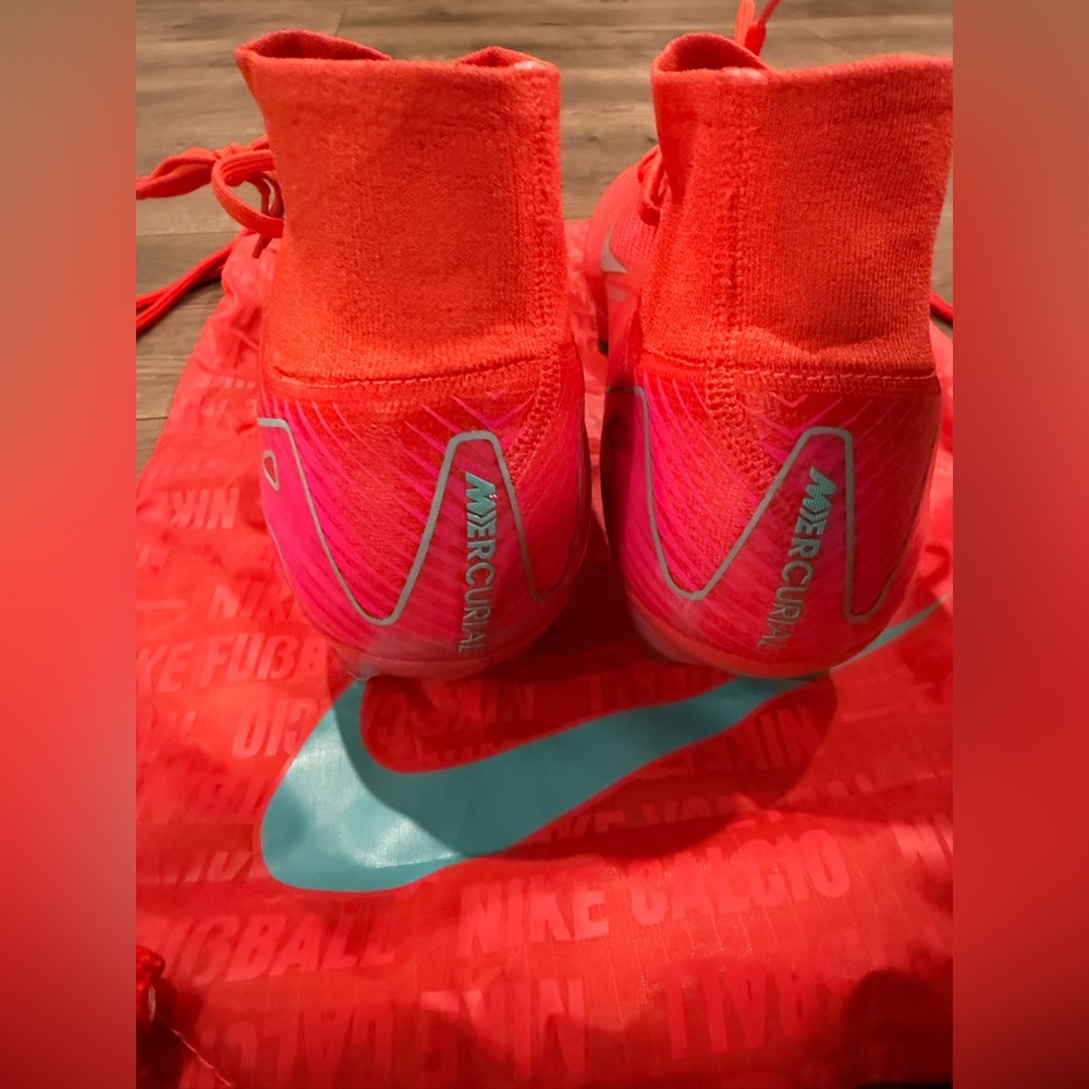 Nike Zoom Mercurial Superfly 10 Elite FG FQ8339-800 Mad Energy Pack Mens Size 13 - Picture 6 of 7